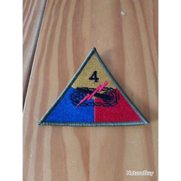 Patch armee us 4th ARMORED DIVISION