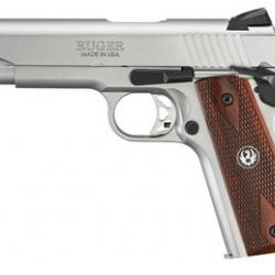 Pistolet RUGER mod SR 1911 cal 45ACP 5" inox