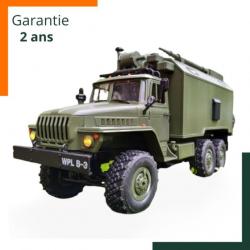 Camion militaire tout-terrain rc avec 6 roues motrices - Idée cadeau - Garantie 2 ans