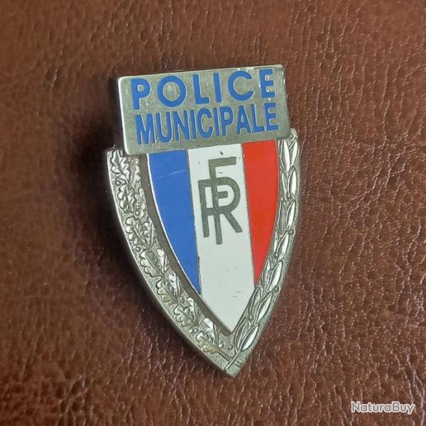 ancien insigne police municipale sign R.RUBIN