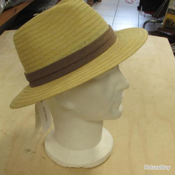 Chapeau d't en paille STETSON modle Traveller Toyo couleur beige