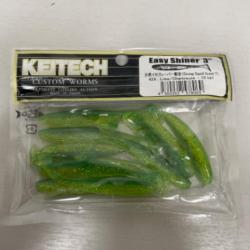!! LEURRE KEITECH EASY SHINER 3'´ COL LIME CHARTREUSE