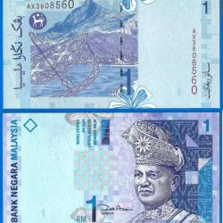 Malaisie 1 Satu Ringgit 1998 NEUF Billet Montagne Bank Negara