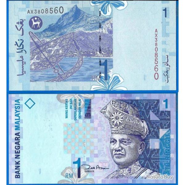 Malaisie 1 Satu Ringgit 1998 NEUF Billet Montagne Bank Negara