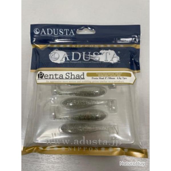 !! LEURRE ADUSTA PENTA SHAD 3' COL HAZE