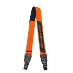 Bretelle carabine RISERVA brodée Armurerie Beau Repaire orange