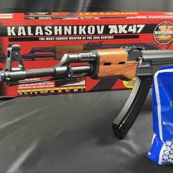 Pack prêt a tirer KALASHNIKOV AK47 - AEG - BlowBack - Cal.6mm
