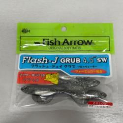 !! LEURRE FISH ARROW FLASH-J GRUB 4.5'´ COL INAKKO SILVER