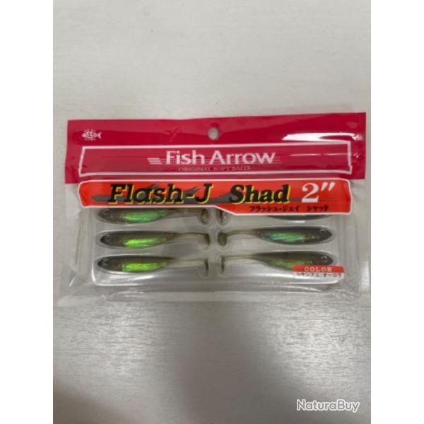 !! LEURRE FISH ARROW FLASH-J SHAD 2' COL KOSAN AYU AURORA