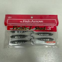 !! LEURRE FISH ARROW FLASH-J SHAD 3'´ COL LIVE GILL SILVER