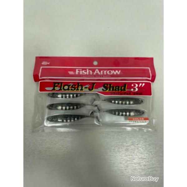 !! LEURRE FISH ARROW FLASH-J SHAD 3' COL LIVE GILL SILVER