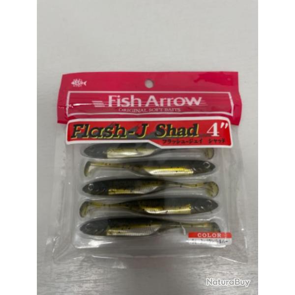 !! LEURRE FISH ARROW FLASH-J SHAD 4' COL WATERMELON SILVER