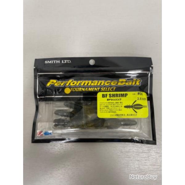 !! LEURRE SMITH PERFORMANCE BAIT BF SHRIMP 2.8' COL#04