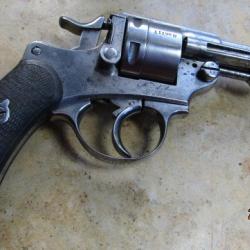 Revolver 1873  1882 monomatricule bon fonctionnement apte tir PN canon TBE