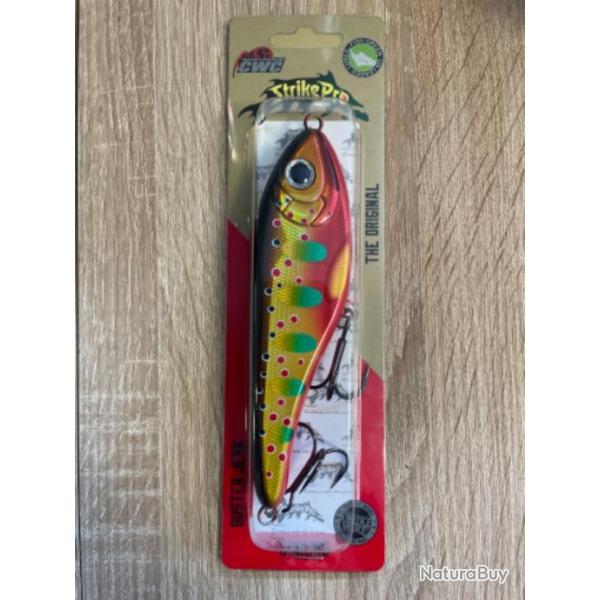 Leurre dur Buster jerk CWC fire trout  exclusif 15cm