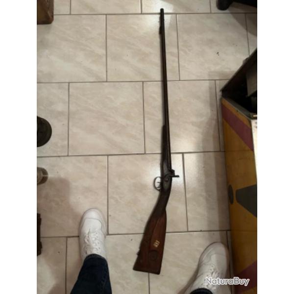 Vieux fusil de chasse 19eme