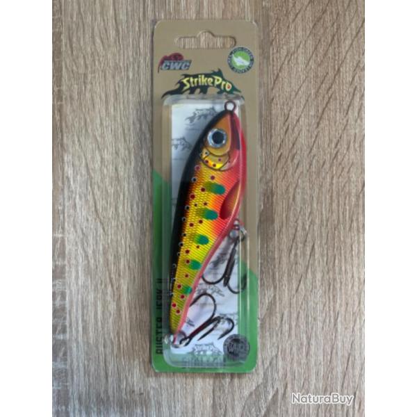 Leurre dur Buster jerk CWC  fire trout 10cm exclusif