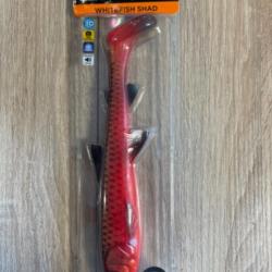 Leurre souple Savage gear whitefish Shad black red exclusif