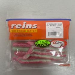 !! LEURRE REINS ROCKVIBE SHAD 3'´ COL ELECTRIC CHIKEN