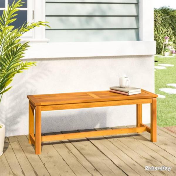 Banc de jardin 110x35x45 cm bois massif d'acacia