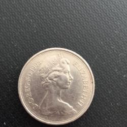 piece de monnaie 10 pence 1968