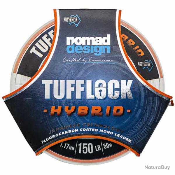 Nomad Tufflock Hybrid Fluorocarbon Coated Mono Leader 150lb