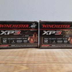 2 boites Winchester XP3 cal.12/76