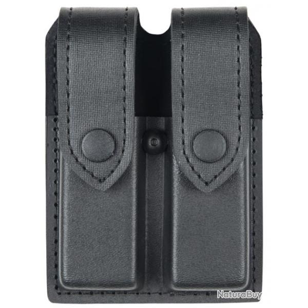 Porte chargeur double Safariland - pressions Noires - pour beretta 92f - Noir