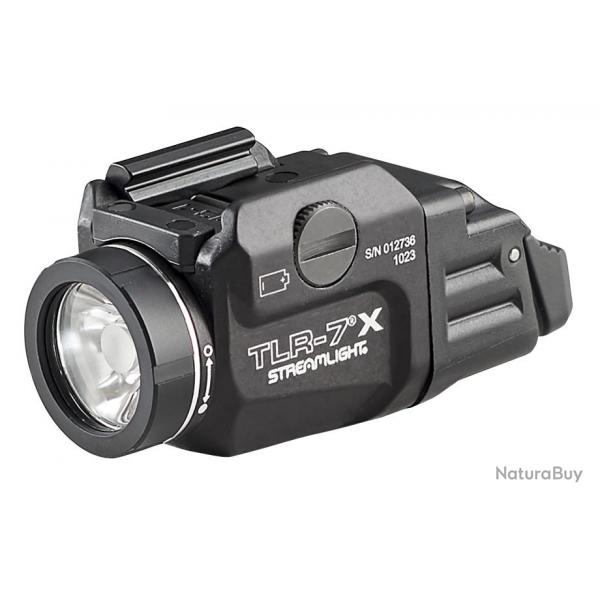 Lampe tactique pour pistolet Streamlight TLR-7 X USB noir - Switch haut et bas