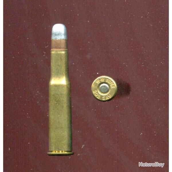 .303 Savage - WW SUPER 303 SAV  - balle pointe aluminium plate