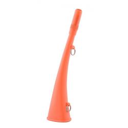 Corne d'appel 25 cm ABS orange fluo - Elless