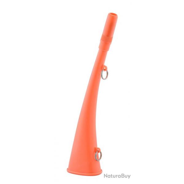 Corne d'appel 25 cm ABS orange fluo - Elless