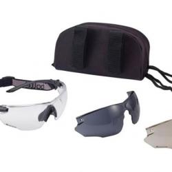 Lunettes BOLLE Combat Kit incolore avec deux écrans, harnais et housse LUNETTES COMBAT KIT BOLLE INC