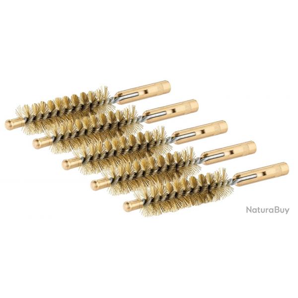 Lot de 3 brosses laiton embout femelle Cal .36