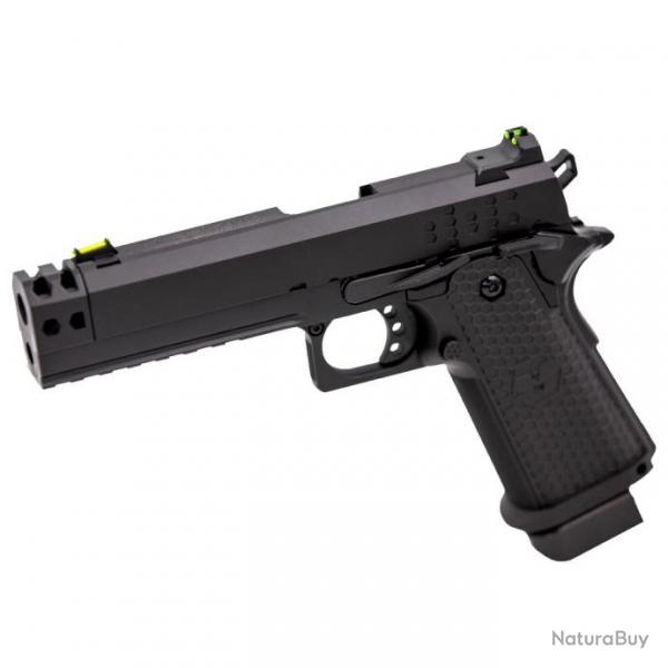 Rplique airsoft pistolet GBB Raven Hi-Capa Hex-Comp Noir Raven Hi-Capa Hex-Com Noir