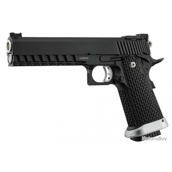 Rplique airsoft KJ Works KP-06 gaz full metal KJ Works Hi-Capa - Noir