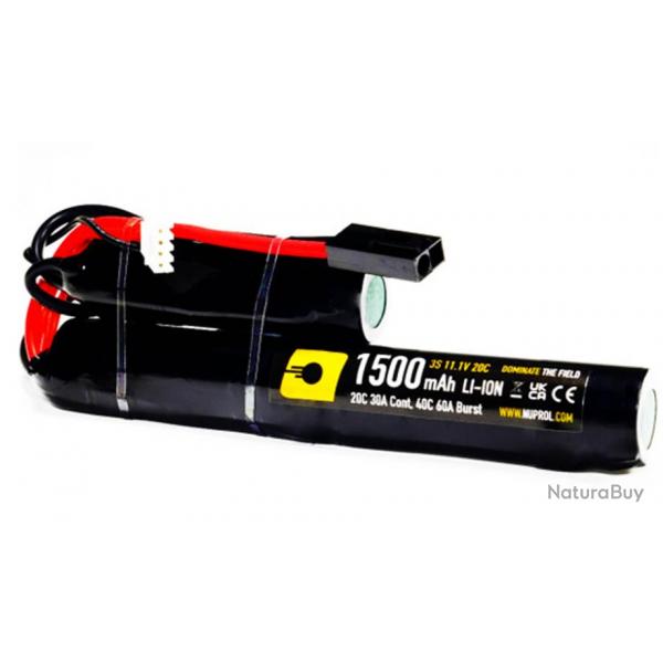 Batterie Nuprol NP Power Li-Ion 1500 mAh 11.1V 20c Double stick Tamiya