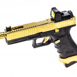 Pistolet Airsoft GBB Vorsk EU7-T Noir & Or Vorsk GBB EU7-T Gold/Black