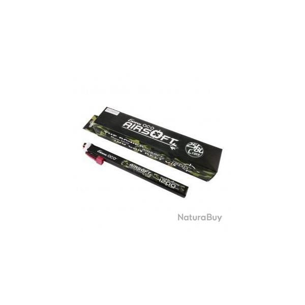 Batterie Lipo 11.1V 1200mah 25C 1 stick Genspow