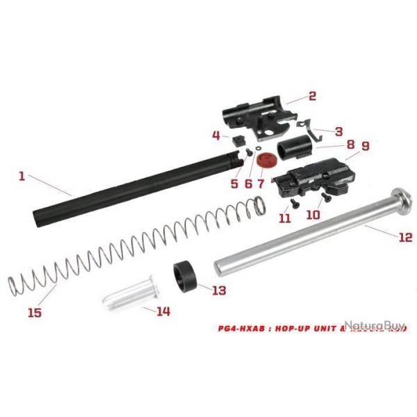 Pices origine Bloc Hop-up et recoil rod srie HX CANON N1