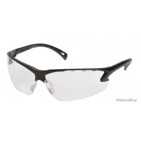 Lunettes de protection translucide et Noire Noir avec verres clairs