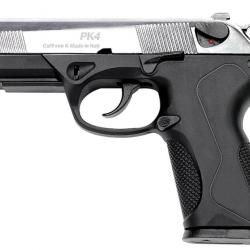 Pistolet 9 mm à blanc Chiappa PK4 bicolore noir/nickelé Pistolet à blanc Chiappa PK4 bicolore noir/n