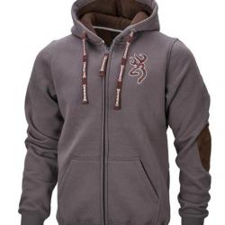 SWEATSHIRT BROWNING SNAPSHOT WARM GRIS CENDRÉ