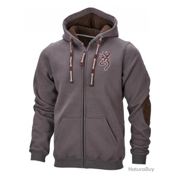 SWEATSHIRT BROWNING SNAPSHOT WARM GRIS CENDR