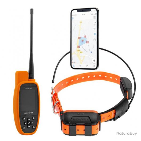 Pack Canicom GPS antenne courte et housse silicone Collier seul Canicom GPS