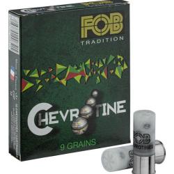 Cartouches Fob Tradition chevrotine - Cal. 12/70 Chevrotine Cal.12-67, 21 grains