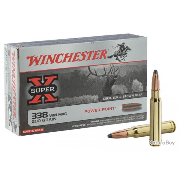 Munition grande chasse Winchester Cal. 338 Win