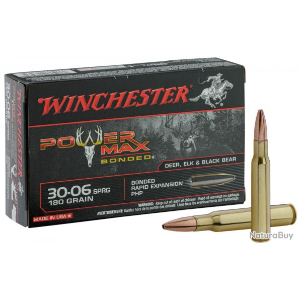 Munitions a percussion centrale Winchester Cal. 30.06 Springfield Balle Power Point 165