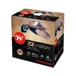 Cartouches Winchester ZZ Pigeon Cal. 12 70 ZZ PIGEON ELECTROCIBLE Cal. 12 70. culot de 20. 36 gr