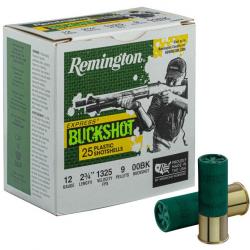 Cartouches Remington Chevrotines - Cal. 12/70 Remington Chevrotine cal 12-70, 9 gr
